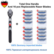 Men Shaving Razor Blade